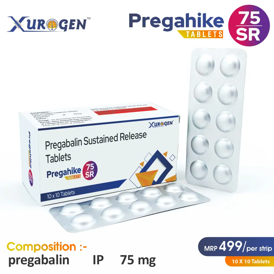 Pregabalin 75mg SR Tablet | Best Price for PCD Pharma Franchise in Neuropathic Pain Management